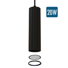LED Cylinder Pendant 20W