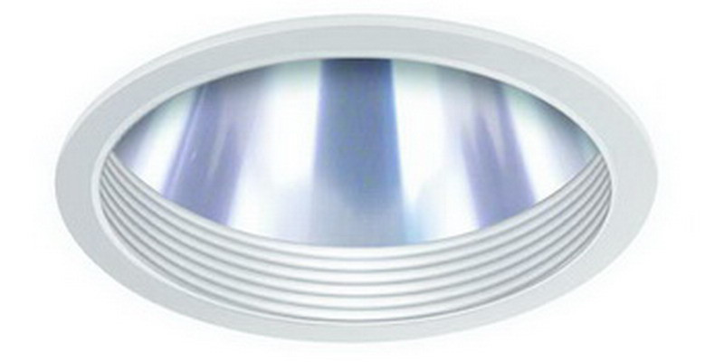 6" PAR30/CFL Baffle w/ Clear Reflector