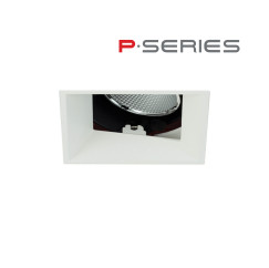 2.5" Recessed LED Square Flangeless 25° Adjustable Accent, 1000LM - 2400LM (15W-30W)