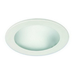 4" CFL/A19 Deco Frosted Glass w/ Reflector