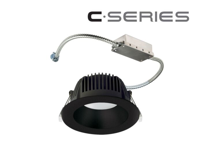 4" C • Series Super Low Glare, Shallow LED Retrofit/Remodel Amber (Turtle Safe) 250lm (12W)