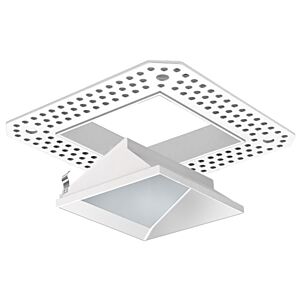 3" LED/MR16 Square Trimless Lensed Wall Wash/Sloped