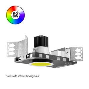 4" Recessed RGBW Downlight (Bluetooth/DMX/IR)