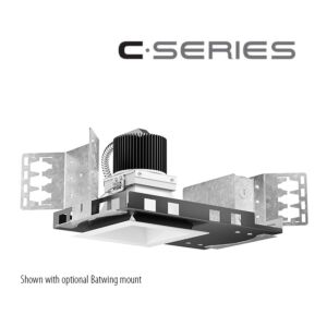 4" C • Series Square LED Downlight New Construction 800lm-2600lm (10W-30W)