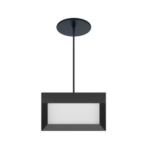 7" Square Bevel LumenPad Pendant Mount 1300lm (14W)