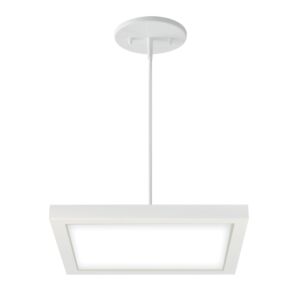 12" LumenPad Square LED Downlight Pendant Mount 2000LM (22W)