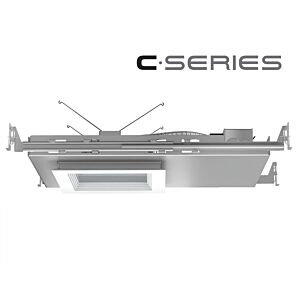 5" C • Series Super Shallow Square Non-Conductive 1100lm (15W)