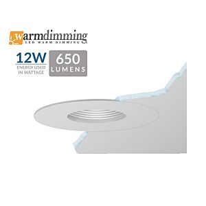 3.5" 12W LED Flush Mount Pinhole