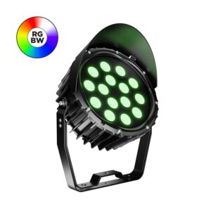 Adjustable 15-LED RGBW Flood Light