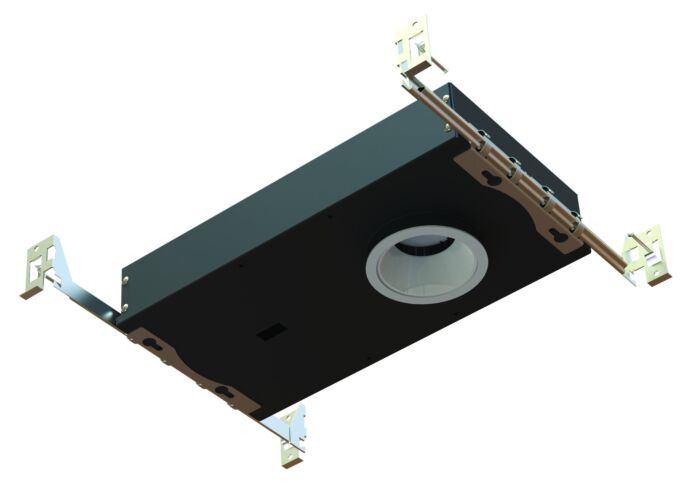 2.5" Super-Shallow Frame New Construction (Round) 1000lm-2600lm (10W-30W)