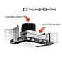 6" C • Series Square Lumen/ColorSelect New Construction 1300lm - 3700lm (17W-55W)