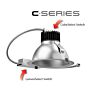 8" C • Series Lumen/ColorSelect Retrofit/Remodel 2000lm - 5300lm (17W-53W)