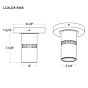 4" Lumen Cannon Ceiling/Pendant Mount - 1000lm-2600lm (10W-30W)