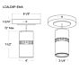 4" Lumen Cannon Ceiling/Pendant Mount - 1000lm-2600lm (10W-30W)