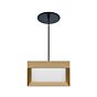7" Square Bevel LumenPad Pendant Mount 1300lm (14W)