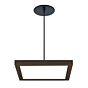 12" LumenPad Square LED Downlight Pendant Mount 2000LM (22W)