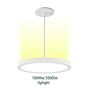 12" LumenPad Round LED Downlight Pendant Mount 2000LM (22W)