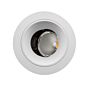 2.5" Recessed LED Round Flanged 40° Adjustable Accent, 1000LM - 2400LM (15W-30W) 