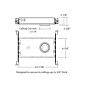 2.5" Super-Shallow Frame New Construction (Round) 1000lm-2600lm (10W-30W)