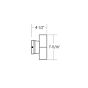 Cylo Standard 2-Direction Wall Mount 2 x 1000lm (20W)