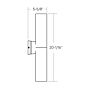 Cylo Long 2-Direction Wall Mount 2 x 3600lm (72W)