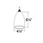Bella Glass Pendant (LED 9W)