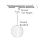 Pendant to Track Adapter (1CCT)