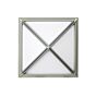 10" Square Pyramid Wall Luminaire