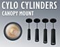 Cylo Cylinder Canopy Mount Pendant 1000LM - 3600LM (10W-36W)
