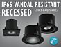 IP65 Vandal Resistant Recessed