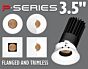 3.5" P-Series Round and Square - Flanged and Trimless