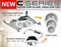C • Series Super Low Glare, Shallow LED