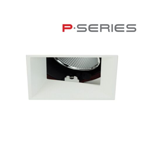 2.5" Recessed LED Square Flangeless 25° Adjustable Accent, 1000LM - 2400LM (15W-30W)