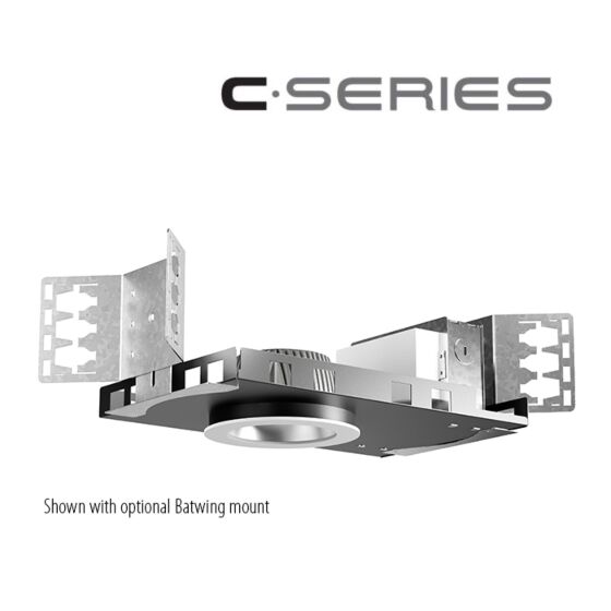 4" C • Series (COB) Chip-on-Board Beam Control Shallow LED New Construction 800lm/1400lm (10W/15W)