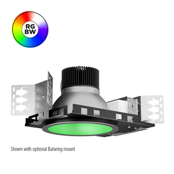 8" Recessed RGBW Downlight (Bluetooth/DMX/IR)