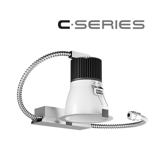 4" C • Series (COB) Chip on Board Beam Control LED, Retrofit/Remodel 1000lm - 2500lm (10W-30W)