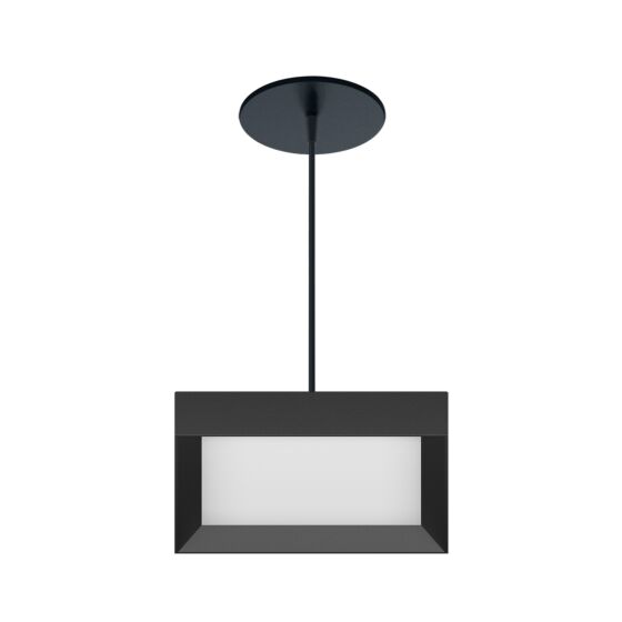 7" Square Bevel LumenPad Pendant Mount 1300lm (14W)