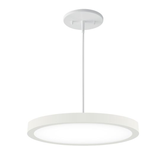 12" LumenPad Round LED Downlight Pendant Mount 2000LM (22W)