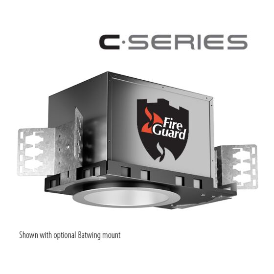 6" C • Series (COB) Chip on Board - Beam Control LED - IC Fire-Rated Downlight, 1000lm-2000lm (10W-20W)