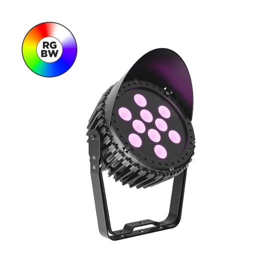 Adjustable 10-LED RGBW Flood Light