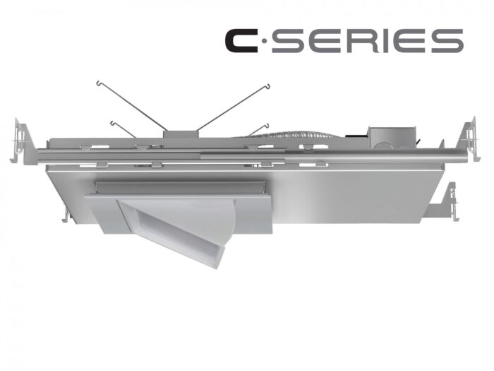 5" C • Series Square Super Shallow Adjustable LED Downlight 1100lm (15W)