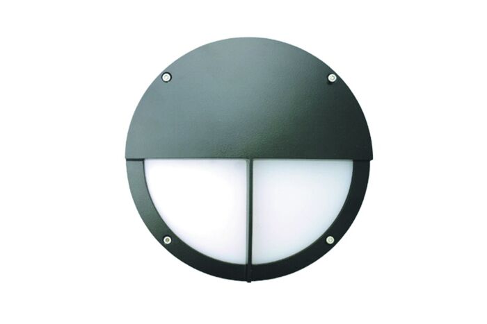 10" Round Half-Lid/Guard Bar Luminaire