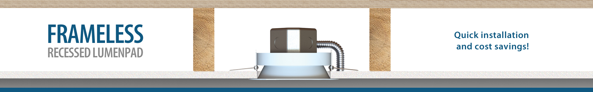 6" Round LumenPad Recessed LED Downlight - 1100lm